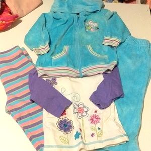 Toddlers okie dokie size 12 months bundle 4 piece